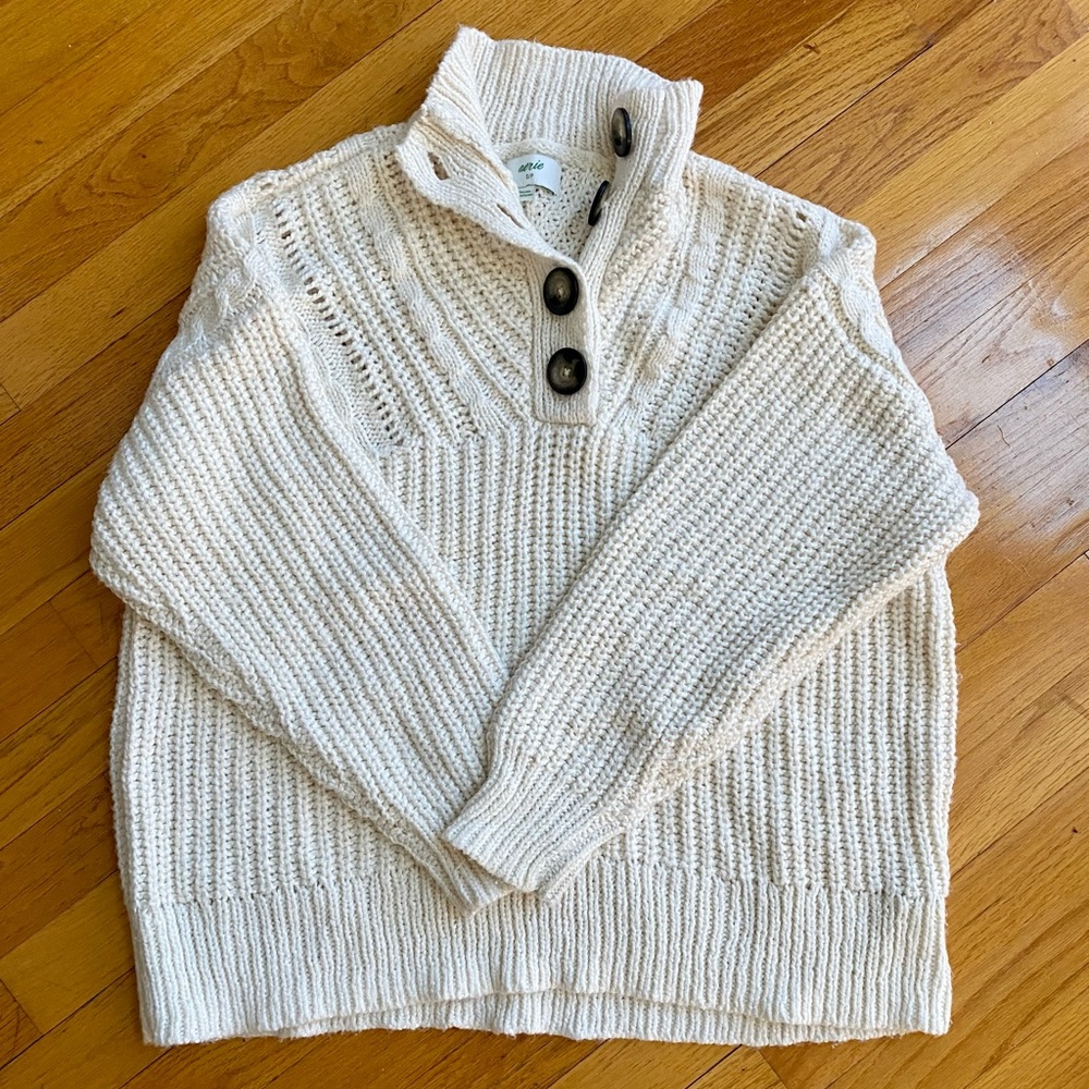American Eagle Cream Sweater